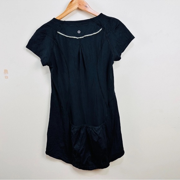Lululemon Athletica Black Fitted Cap Sleeve T-Shirt - Picture 7 of 9